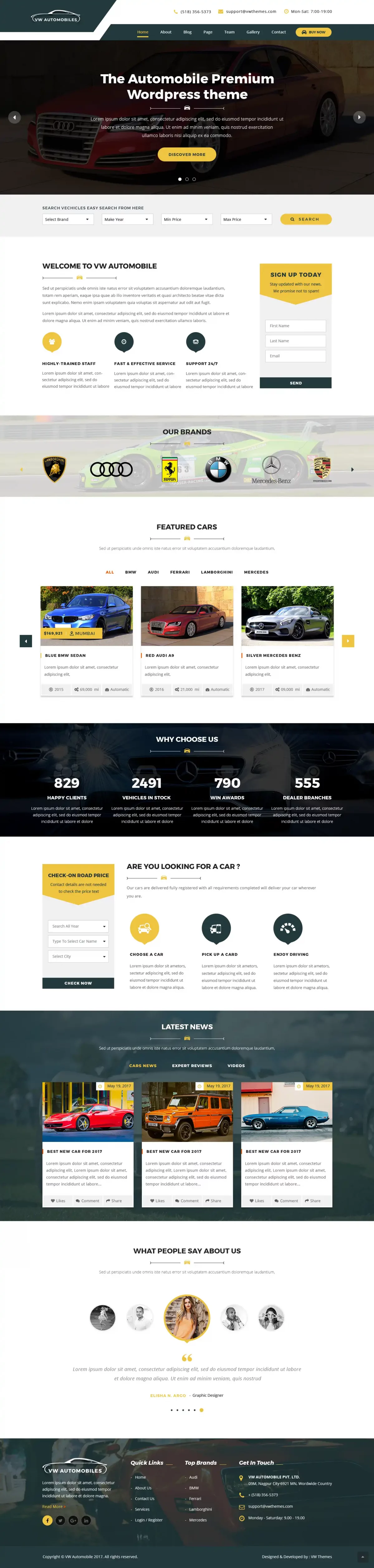 Car WordPress Theme