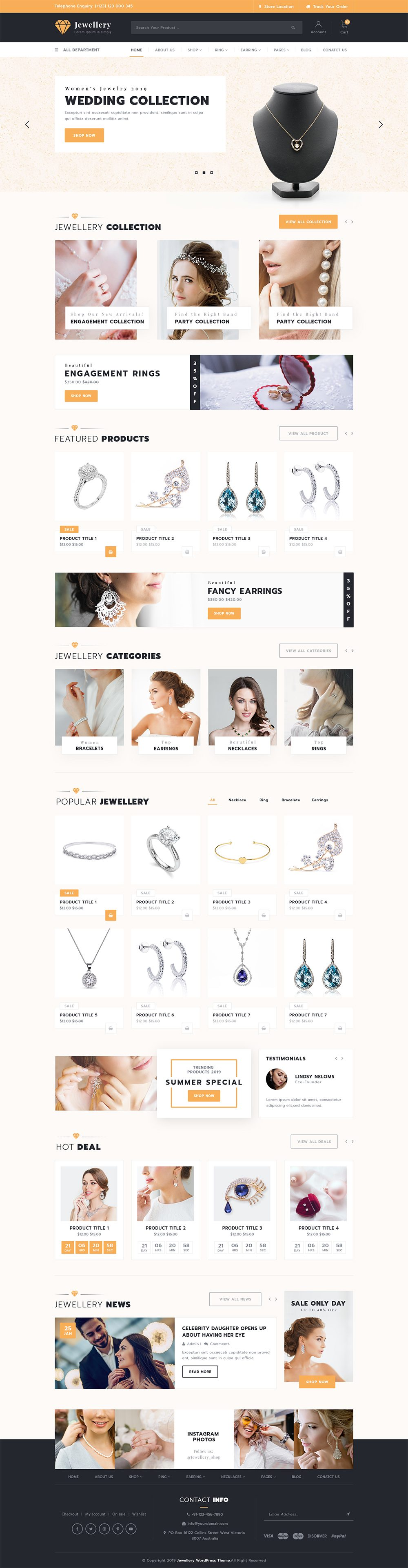 Jewellery WordPress Theme