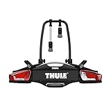 Thule VeloCompact Fahrradträger für Anhängerkupplung 2 Fahrräder, schwarz