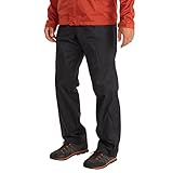 Marmot Herren PreCip Eco Full Zip Pant, Wasserdichte Regenhose, winddichte Wanderhose, atmungsaktive Regenkleidung zum Wandern und Trekking, Black, M