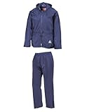 Regenanzug ( Jacke und Hose), absolut wasserdicht ,royal blue, S S,Royal Blue