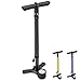 Hilo Sports Standluftpumpe Fahrrad - [Passt für alle Ventile] - 11 Bar Fahrradpumpe mit großem Manometer - Standpumpe Fahrrad aus lackiertem Stahl