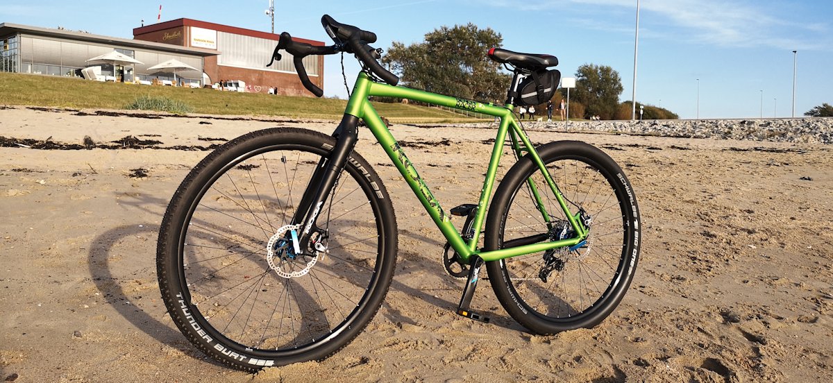 Koga Beachracer am Strand im Sand