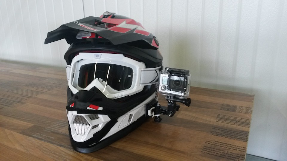 Motorradhelm Crosshelm Helmkamera