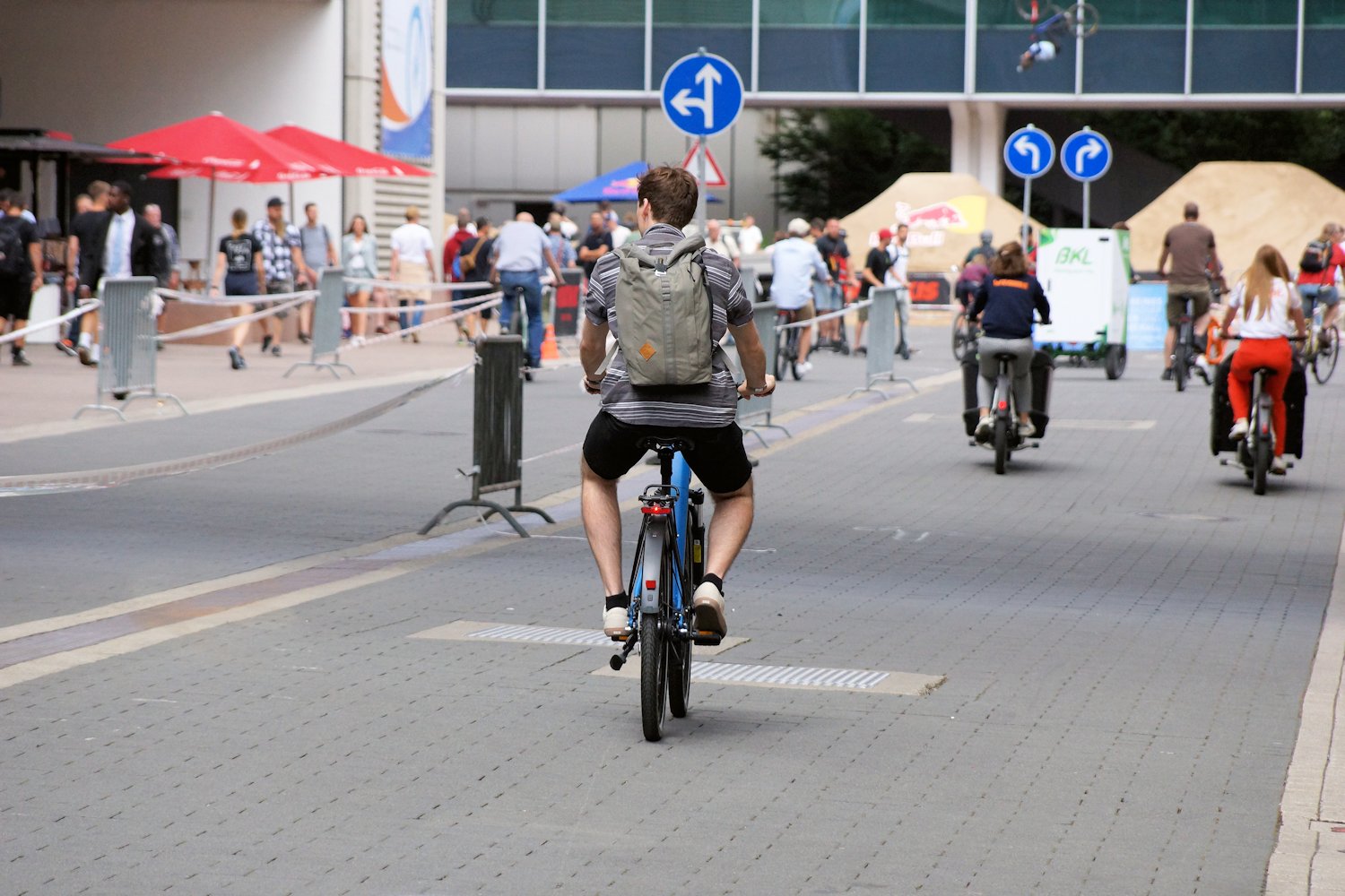 Probefahrt auf der Eurobike