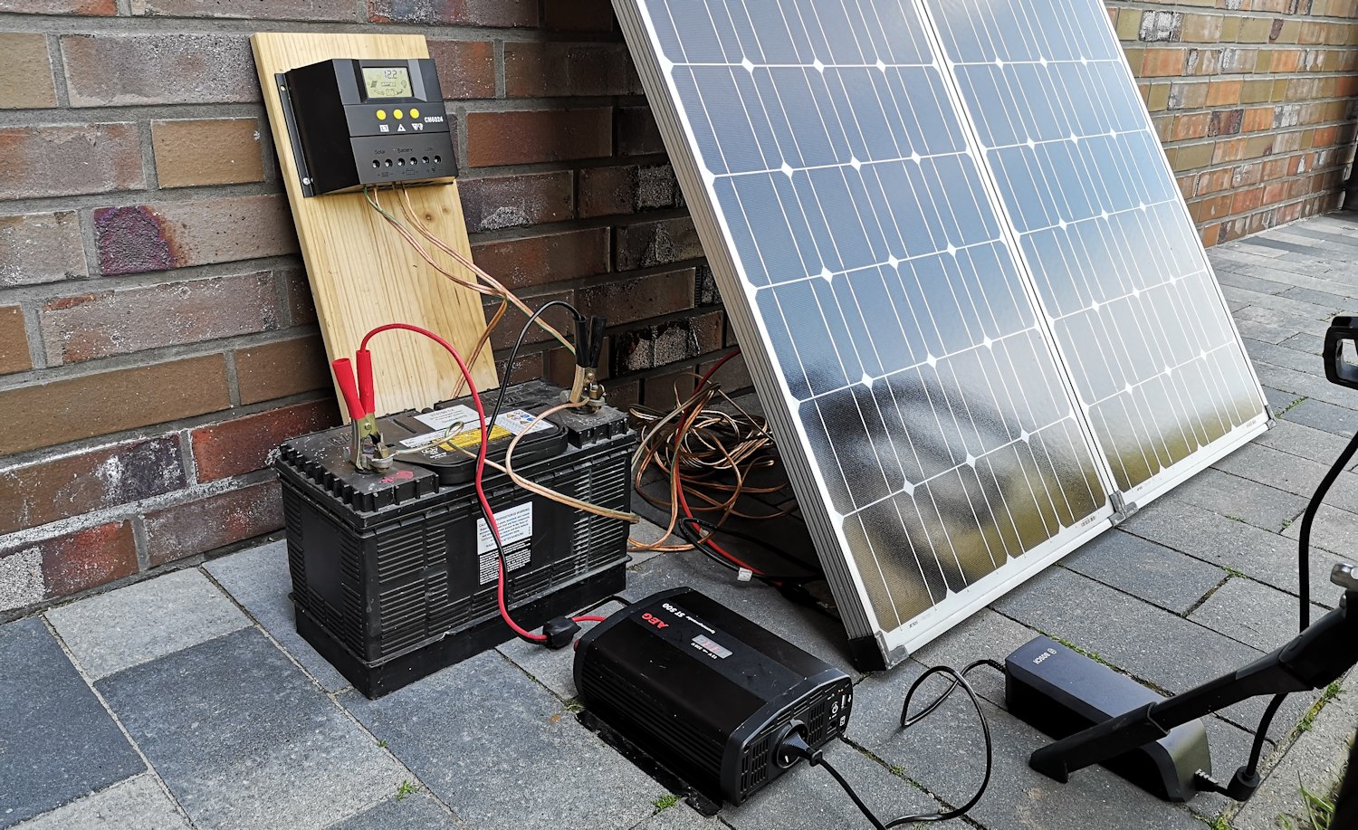 Solaranlage selbst gebaut