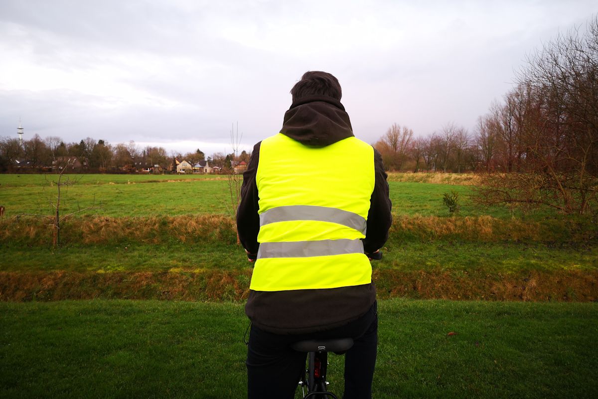 Warnweste Fahrrad