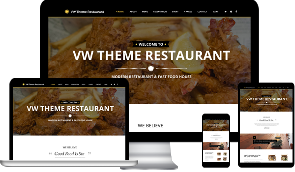 Best Restaurant WordPress Premium Theme