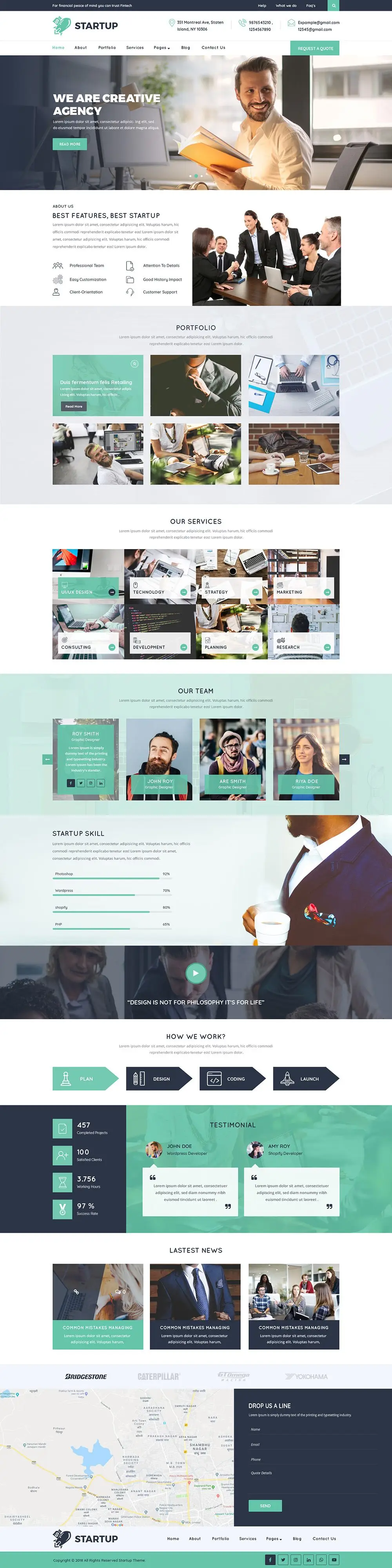 Startup WordPress Theme